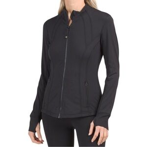 90 Degree By Reflex Lux Reinforce Lightweight Jacket with Swirl Pattern Sleeves